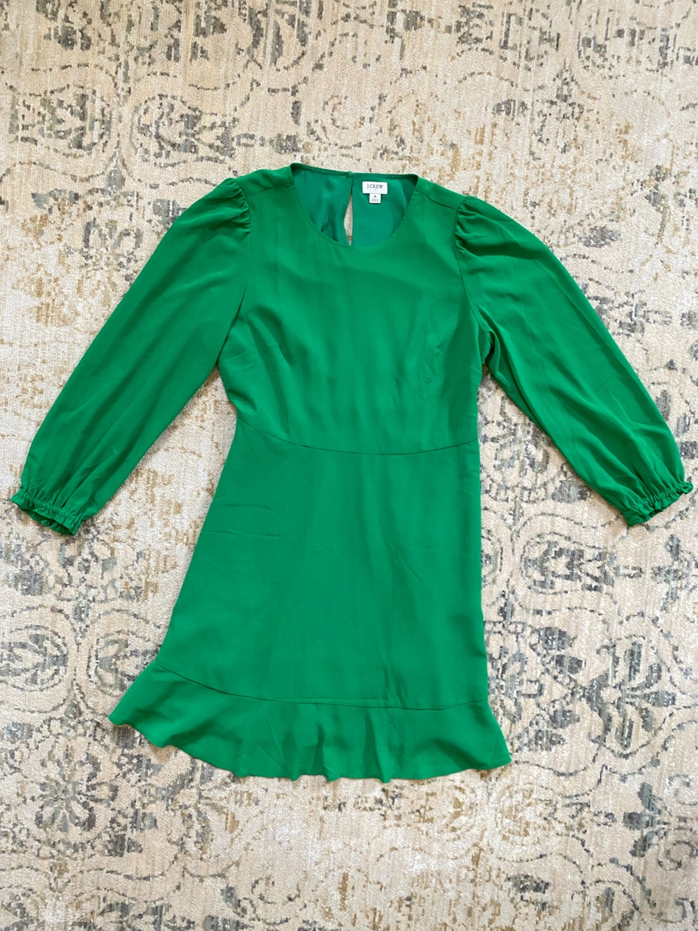 J. Crew Mini dress with flounce hem - Size 8